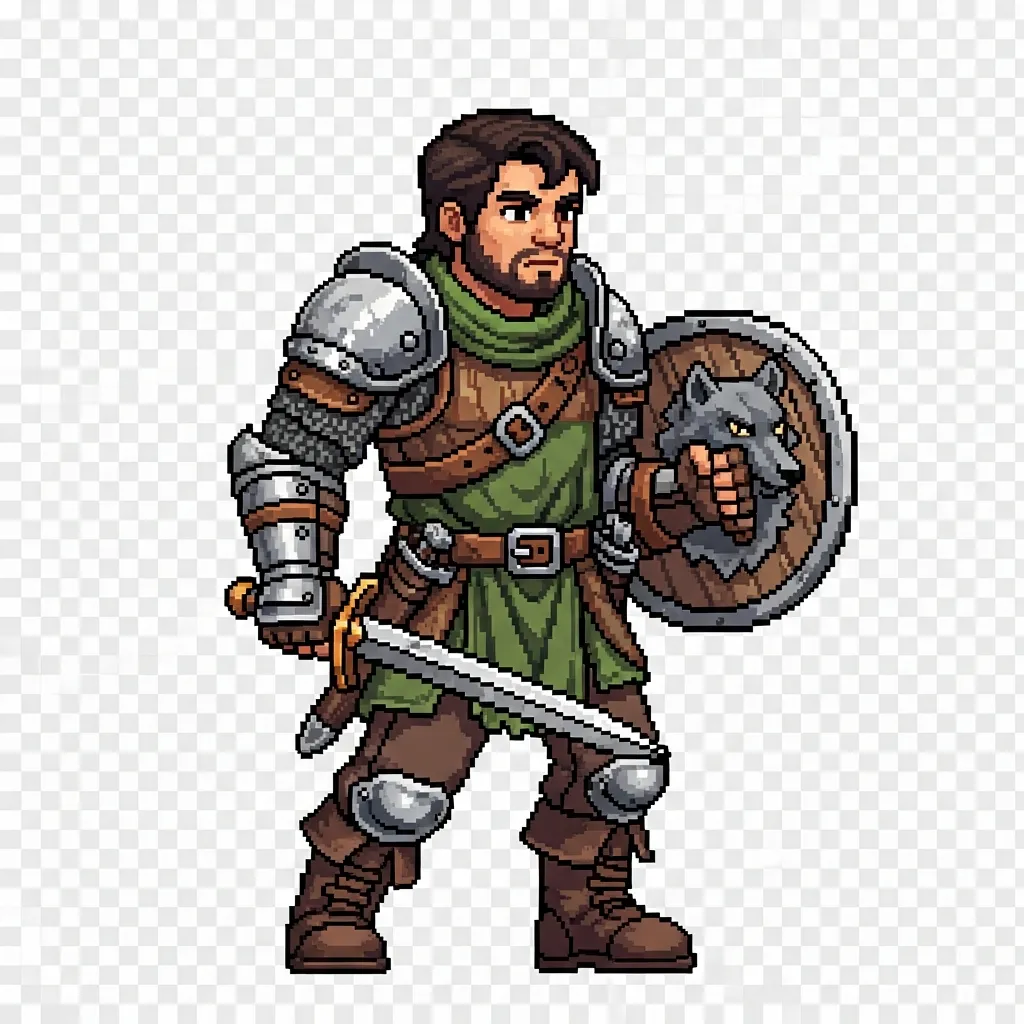 Character pixel art design